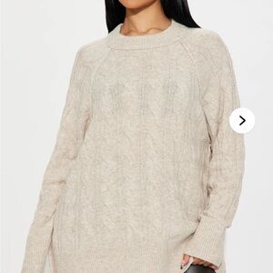 Fashion Nova Cream Women's Cardigan